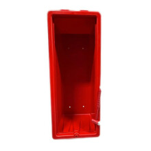 Cato 11051-H Red Plastic Chief Fire Extinguisher Cabinet for 10 lb. Extinguisher, with Hammer and Cylinder Lock
