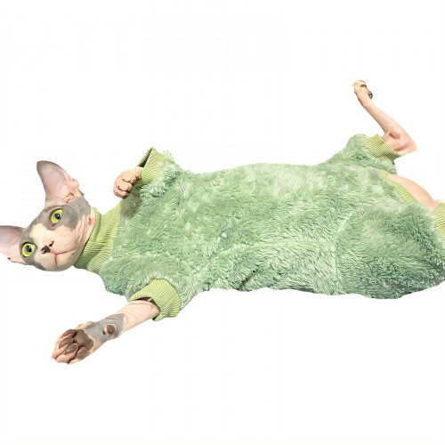 1Pcs Cat Clothes,Polyester Dog Dresses,Dog Sweaters,Green,M