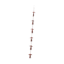 Metal Rain Chain 130 cm Length Replace for Downspouts Eaves Drainage Decor Water