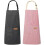 Kitchen Apron Unisex Adjustable with 2 Pockets 2 Pack 1