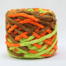 Hilo de chenilla suave de 100 g, hilo de terciopelo para mantas, hilo grueso y esponjoso para ganchillo, tejido a mano, tejido de punto, suéteres,
