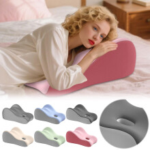 Oreiller pour couples - Oreiller en mousse à mémoire de forme pour une utilisation en position assise ou allongée, soutien multipositions pour la