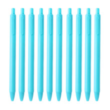 Lot de 10 stylos gel basiques bleu clair avec pointe de 0,5 mm pour une écriture et un dessin précis.