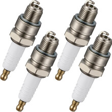 1134 universal Iridium Spark Plugs Compatible with Yamaha for Tohatsu for Mariner 2-Stroke Outboard Engines Replacement for BR8HS-10, Set of 4