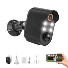 Saker1080p vezeték nélküli kültéri kamera kétirányú beszélgetéssel és