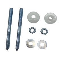 Wall Mounted Basin Fixing Kit Fixtures Universal Easy to Install Accessories 10x120mm