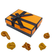 Funny Prank Fake Poop Gift Box, Gag Joke Present for Party and Entertainment