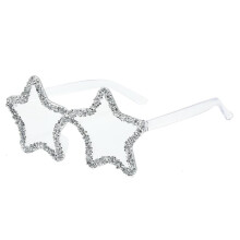 Star Sunglasses for Kids Photo Props Travel Hip Hop Glitter