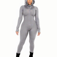 Långärmade jumpsuits för kvinnor, träning, sömlös jumpsuit, yoga, bodycon, ett stycke, leggings, romper