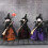Boneca bruxa de Halloween com vassoura e saia de gaze 1