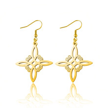 Alloy Drop Earrings Amulet Witch Knot Earring Fashion Jewelry Simple Hollow Pendant Earrings Christmas Gift
