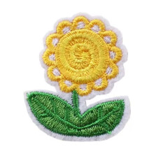 Floral Embroidered Sew-On and Iron-On Repair Patches