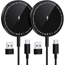 Μαγνητικός ασύρματος φορτιστής για iPhone και AirPods 15W