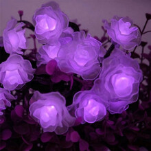 Flower String Lights, Fairy Light Battery Powered String Lights for Christmas Wedding Birthday Valentine Party Bedroom