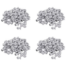 400Pcs Winter Wheel Lugs Car Tires Studs Screw Snow Spikes Wheel Tyre Snow Chains Studs for Shoes ATV Tire 8X10mm,400 x Tire Stud Screws,silver