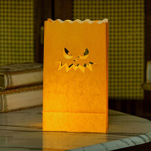 Halloween light bags with electronic candles, fireproof