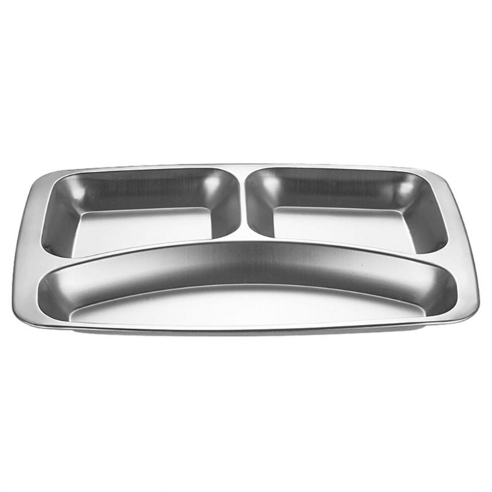 Divided Dinner Tray Stainless Steel Kids Toddlers Babies Tray BPA Free