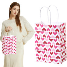 Valentine's Day Gift Wrap Paper with Heart Design