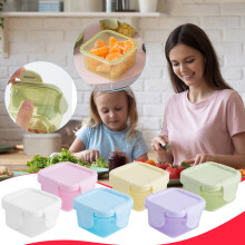Boîtes de conservation alimentaire en plastique avec couvercles (lot de 12)