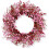 Ghirlanda artificiale di San Valentino da 56 cm con bacche rosa e rosse 1