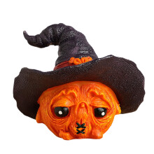 Ornement citrouille sorcière d'Halloween en résine, 7 cm