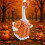 Ρούχα χήνας για το Halloween με εκτύπωση κολοκύθας και διακόσμηση γκαζόν 1