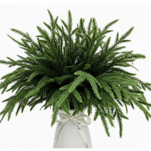 Branches artificielles de pin Norfolk 45 cm (6 pièces)