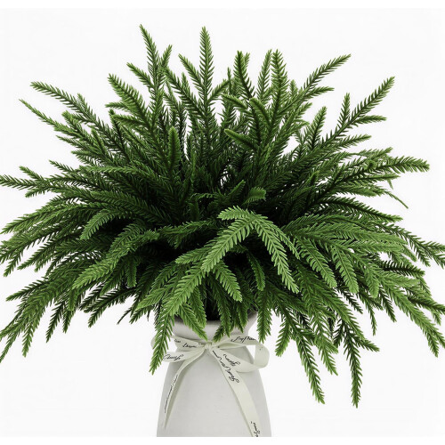Branches artificielles de pin Norfolk 45 cm (6 pièces)