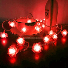Blumen-Lichterkette, batteriebetrieben, 20 LEDs