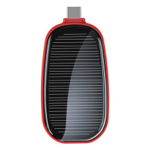 Aurinkoavaimenperällä toimiva varavirtalähde 1200mAh Type-C
