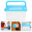 Plastic Handheld Aquarium Reptiel Voederbox En Duurzaam 11