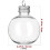 10St 150Ml Weihnachtsbaum-Befüllbare Ornamente In Wasserflaschenform 2