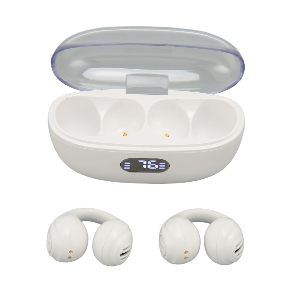Bluetooth 5.3 Ipx4 Waterproof Clip On Earbuds, 7H Playtime 6951387130238