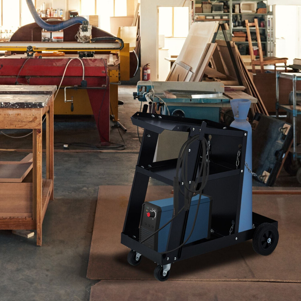 Steel Welding Trolley With Gas Cylinder Storage 653005285547