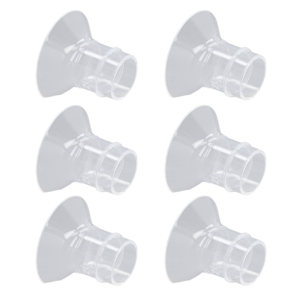 Breast Pump Flange Shields 6pcs Portable Spectra 24mm Hands Free Insert Set