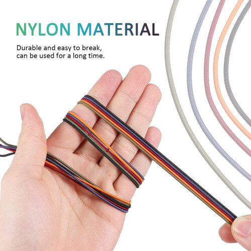 5 Stück Nylon Elastische Buchschnur Für Notizbuch Büro Reise 2