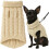 Hunde-/Katzenpullover, warmer beigefarbener Strick, Größe S 1