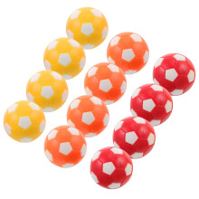 12 palline da calcio balilla per tavolo, realizzate con materiale resistente e di facile manutenzione.