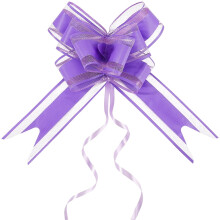 10 fiocchi regalo grandi viola – Nastro facile da montare per Natale, matrimoni, compleanni, feste e decorazioni fai da te (compatibile con