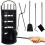 Kaminbesteck-Set, Stahl, 5-in-1 mit Ständer 1