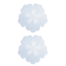 2 stk. epoxyharpiksforme silikone blomsterform hvid silikone gør-det-selv-aktiviteter