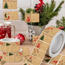 Christmas Gift Tags Assorted Designs 210 pcs