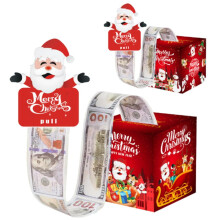 Weihnachtsmann-Windel-Verlosungsbox mit 50 Karten