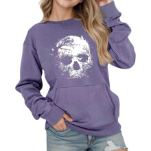 Sudadera con capucha extragrande informal para niñas con bolsillo, manga larga, bonito diseño de hombros caídos, sudadera para adolescentes