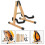 Compacte Opvouwbare Mandolinestandaard Lichtbruin Rek 2