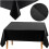 Nappe noire métallisée, 137 x 274 cm, imperméable et réutilisable 1