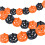 Halloween-gresskargirlander, 3 m papirdekorasjon 1