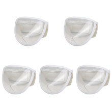 5Pièces Muselière Chat Transparent Protection Respirant Facile