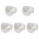 5Pièces Muselière Chat Transparent Protection Respirant Facile 1