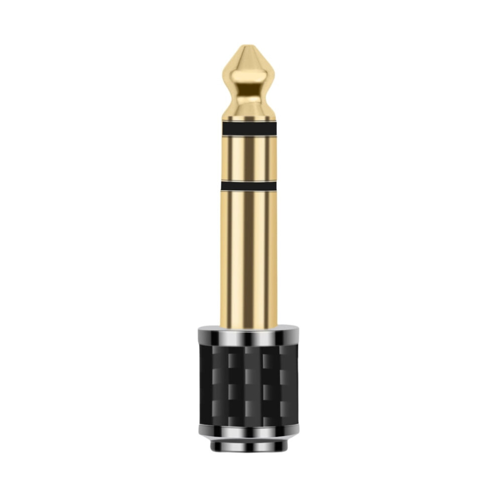 Professional 3.5Mm To 6.35Mm Auditory Adapter For Electronic Keyboards And Guitars Headphones And Instruments Gold 9193271060246